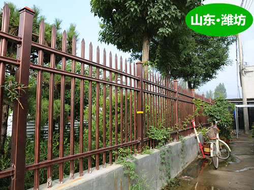 中国·山东·潍坊金上控股厂区院墙围栏安装工程